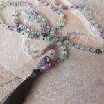 Japa Mala con Piedra Fluorita