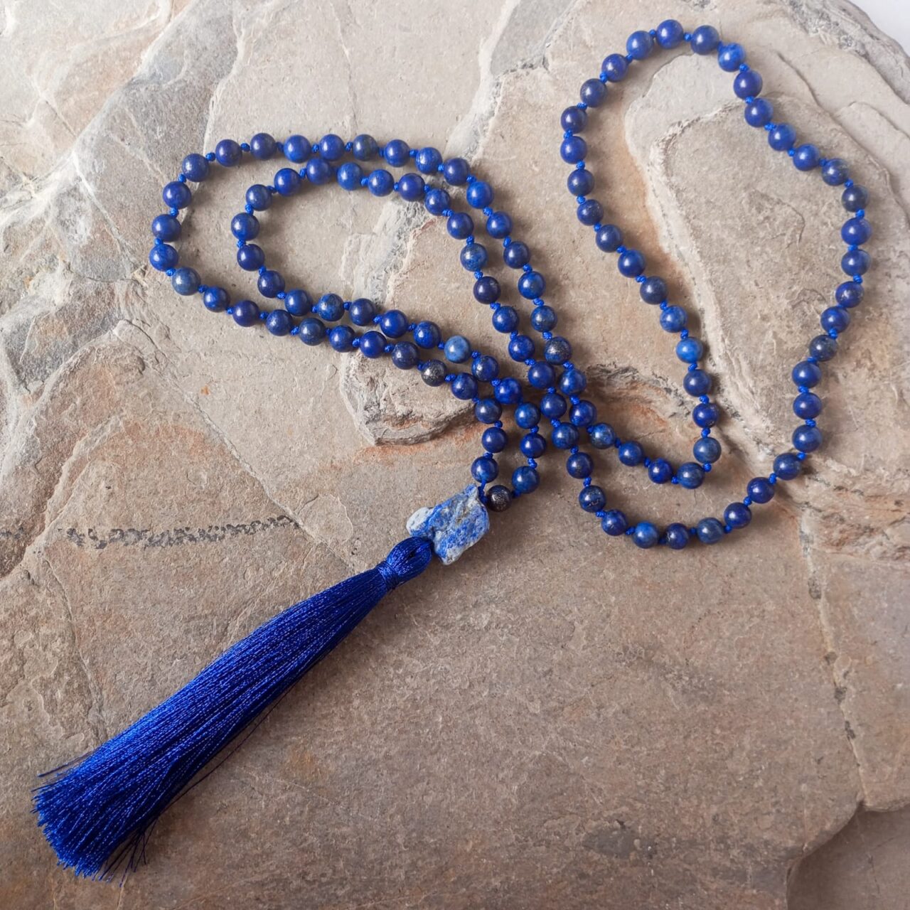 Japa Mala con Piedra Lapislázuli japa mala con piedra lapislazuli 13156