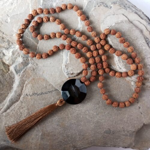 Japa Mala con Semilla Rudraksha