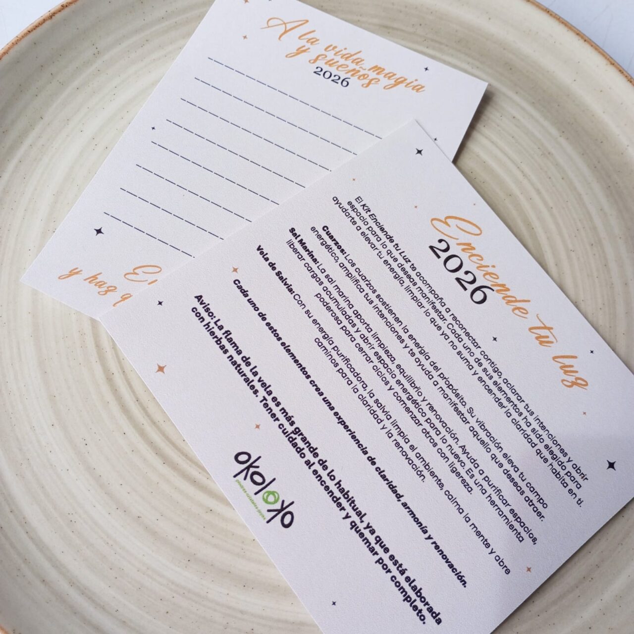 Kit Fin de Año “Enciende tu luz” 2026 (Opción 2)