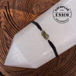 Pulsera Tejida Con Piedra Moldavita