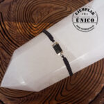 Pulsera Tejida con Piedra Turmalina