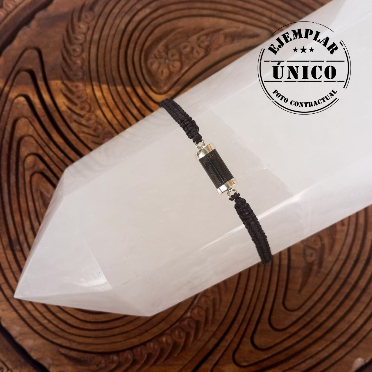 Pulsera Tejida con Piedra Turmalina pulsera tejida con piedra turmalina Productos con sello 2025 206