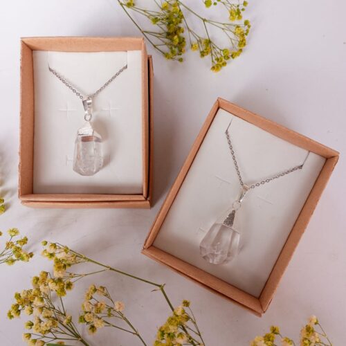 Duo de Dijes Cuarzo Cristal - Duo Cristal 1