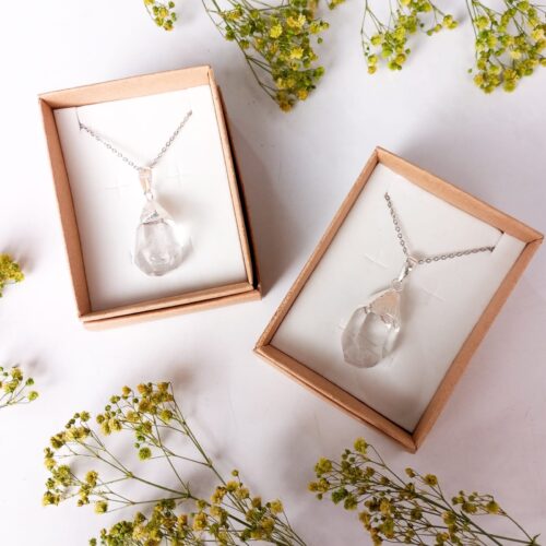 Duo de Dijes Cuarzo Cristal - Duo Cristal 1