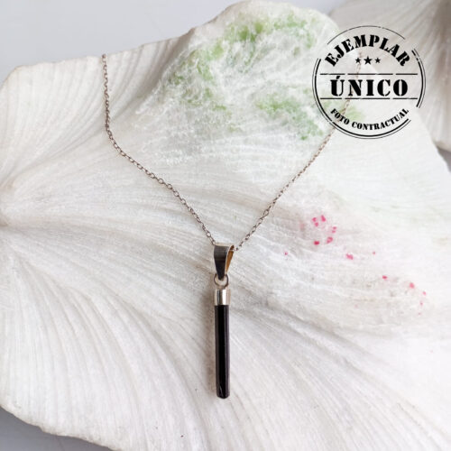 Dije en Plata con Piedra Turmalina