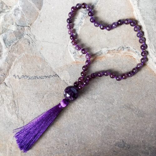 Código Sagrado en Piedra Amatista