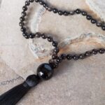 Código Sagrado en Piedra Obsidiana